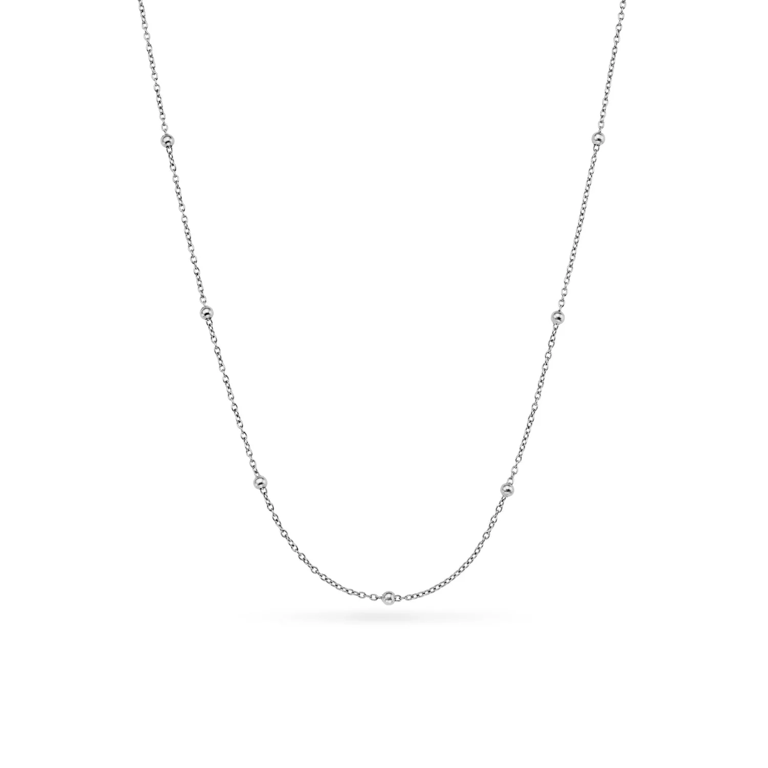 Mother of Pearl Cushion Necklace (Silver) - Image 16