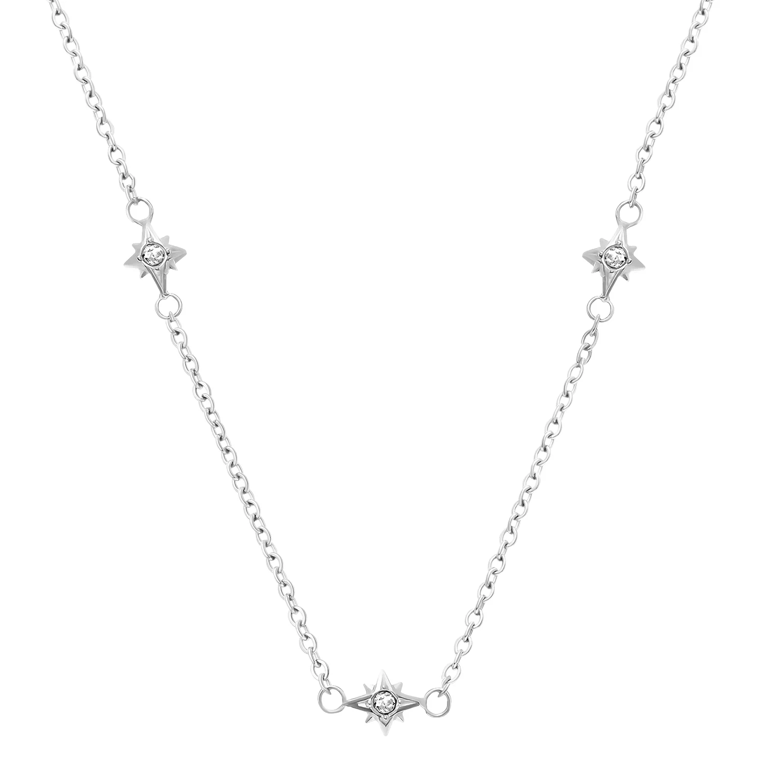 Mother of Pearl Cushion Necklace (Silver) - Image 21