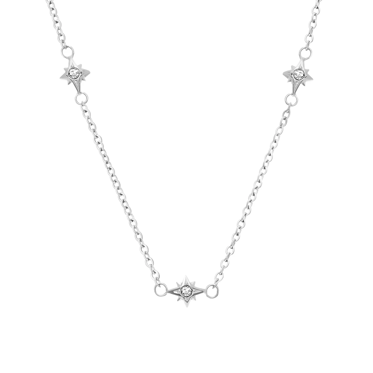 Mother of Pearl Cushion Necklace (Silver) - Image 22
