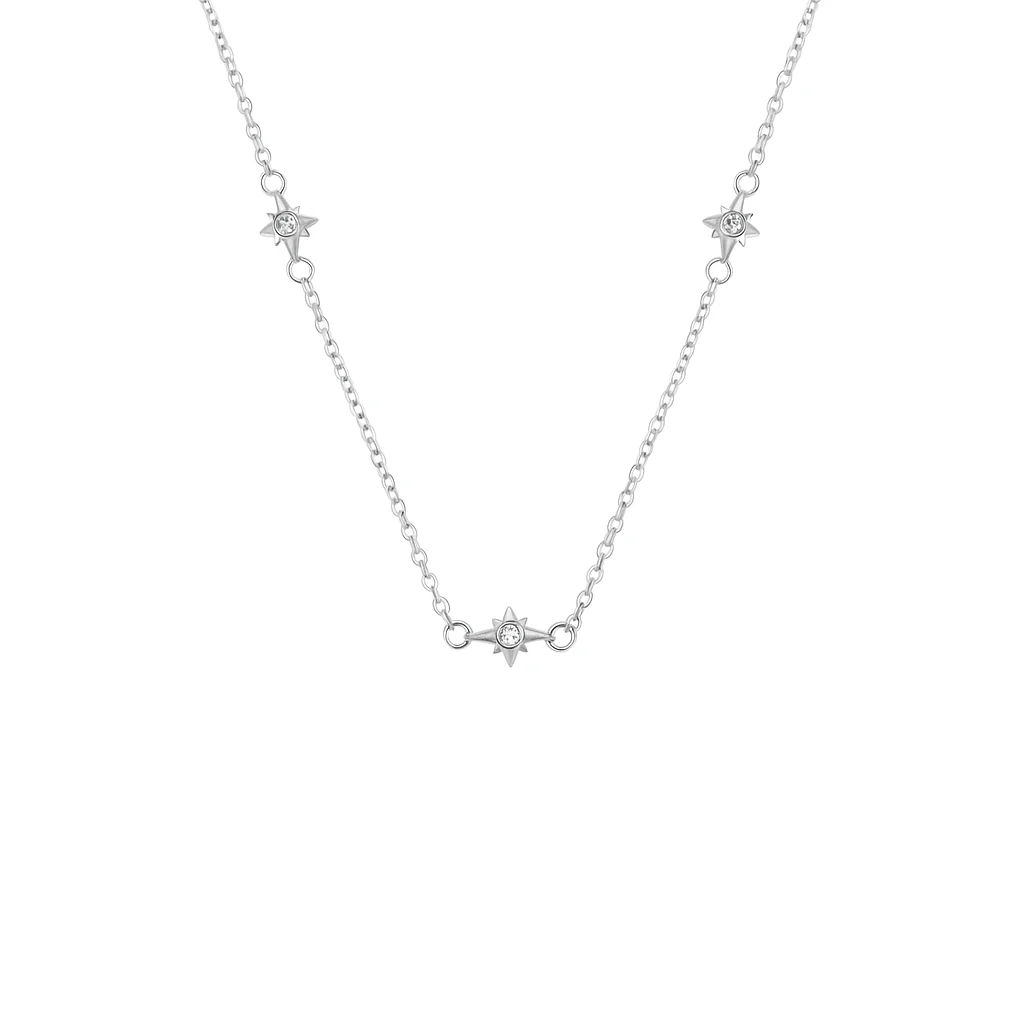 Mother of Pearl Cushion Necklace (Silver) - Image 23