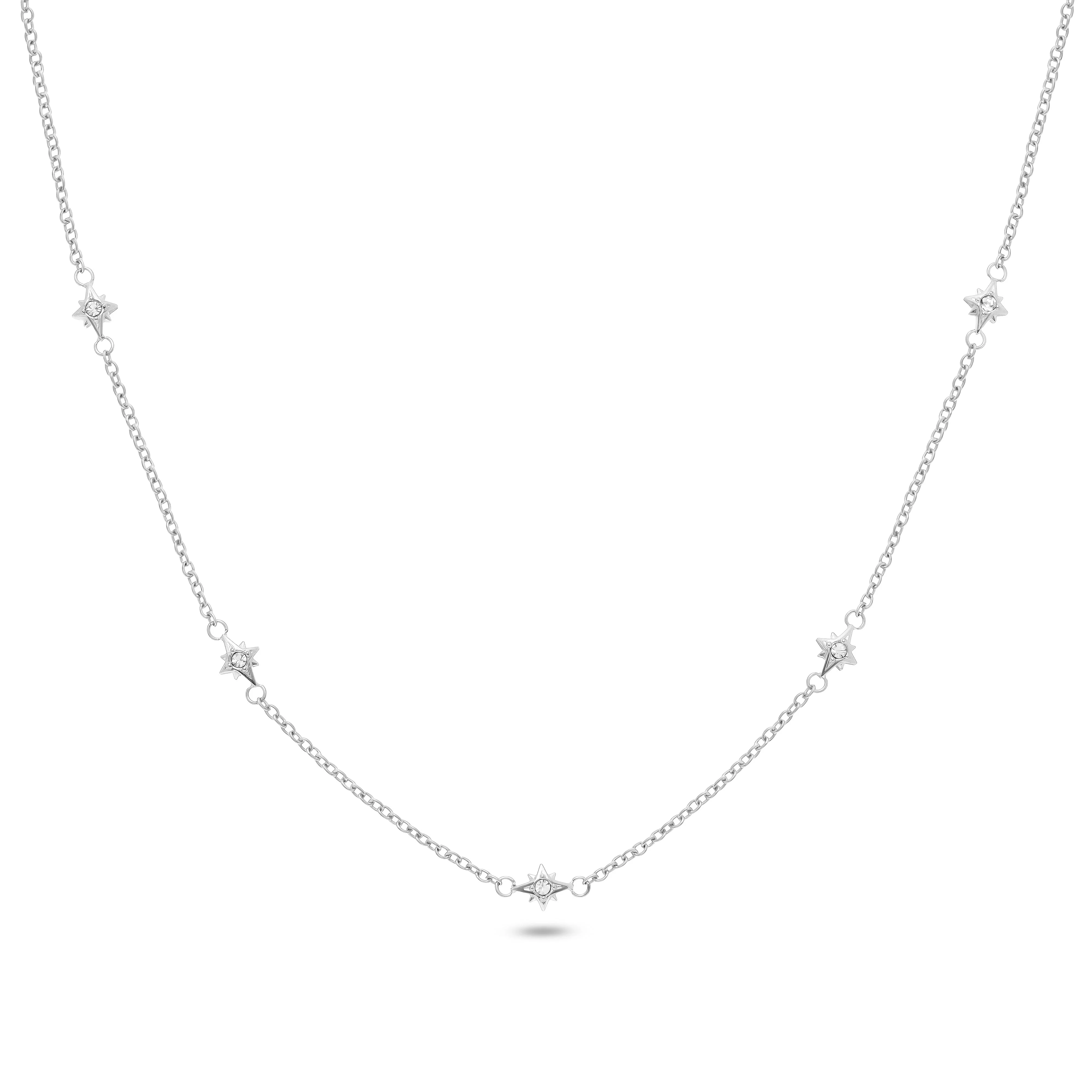 Mother of Pearl Cushion Necklace (Silver) - Image 25
