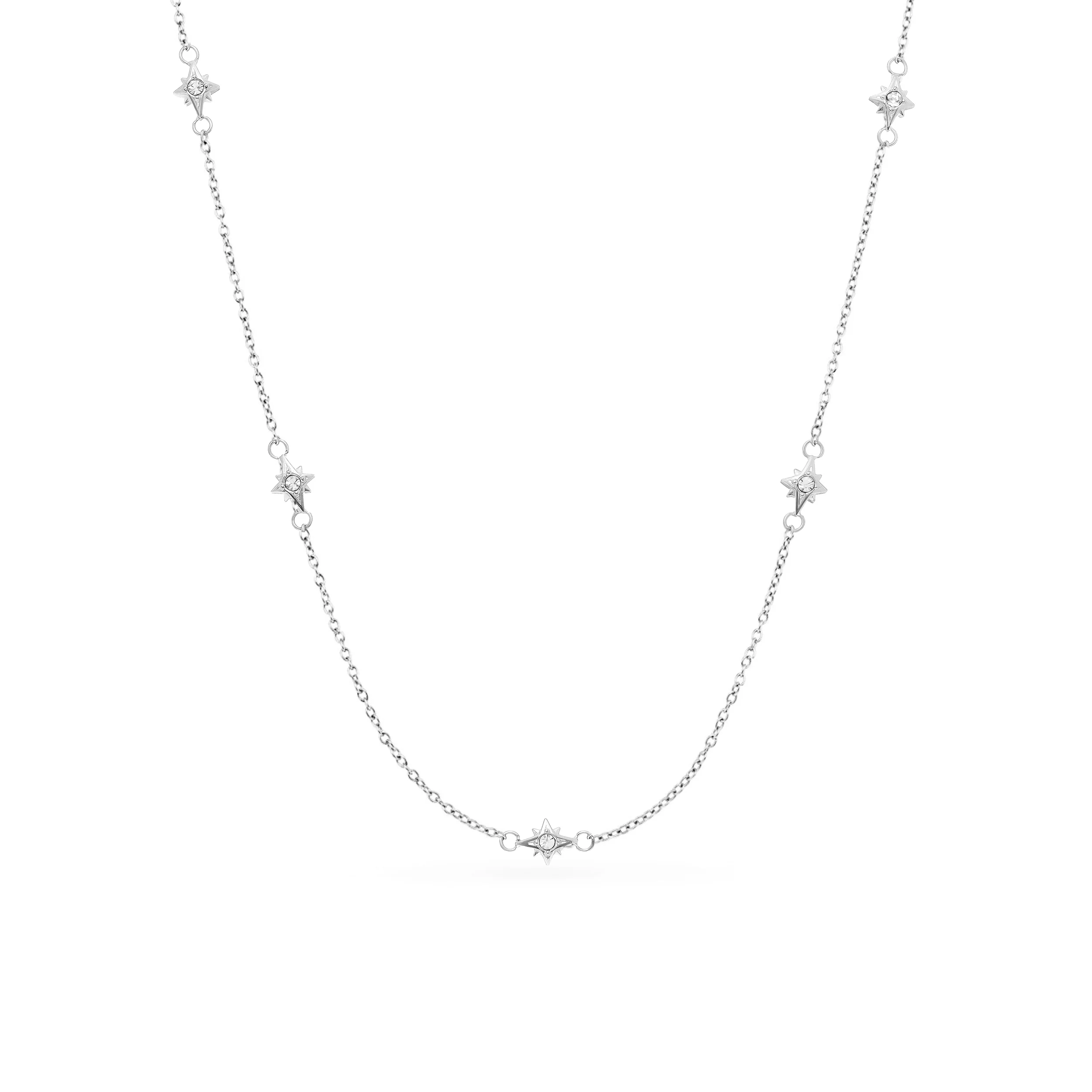 Mother of Pearl Cushion Necklace (Silver) - Image 27