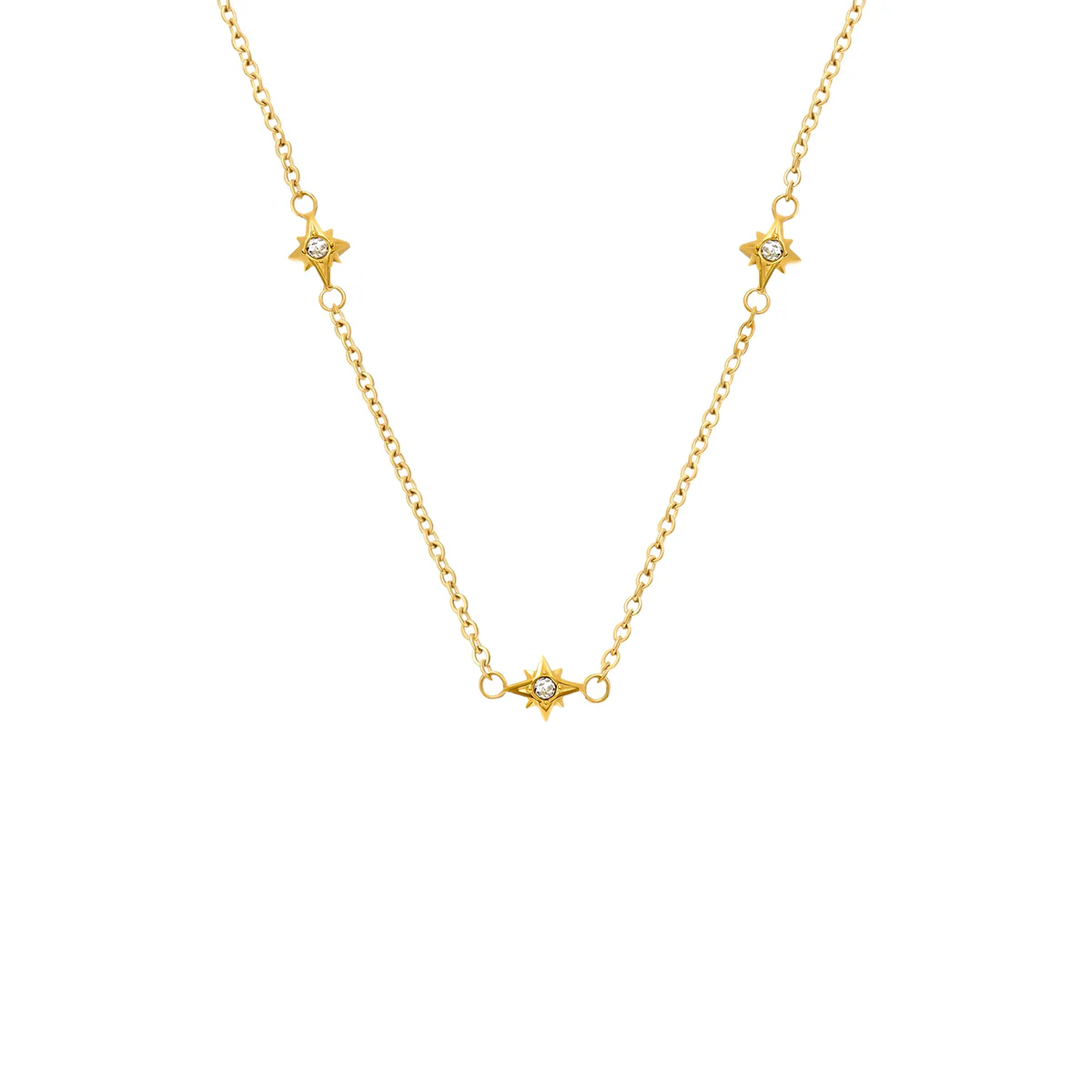 Mother of Pearl Cushion Necklace (Gold) - Image 22