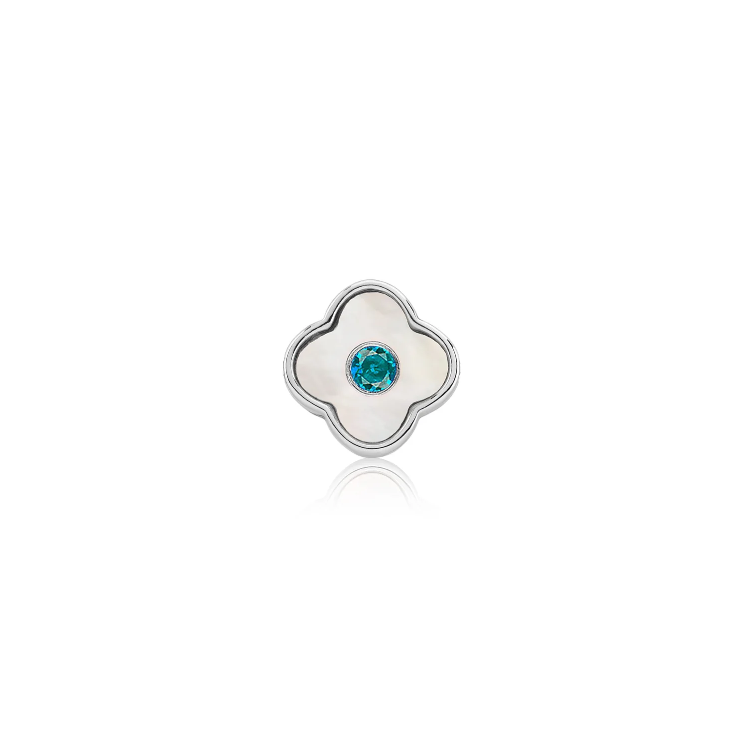 Pearl Clover Charms (Silver) - Birthstones - Image 6