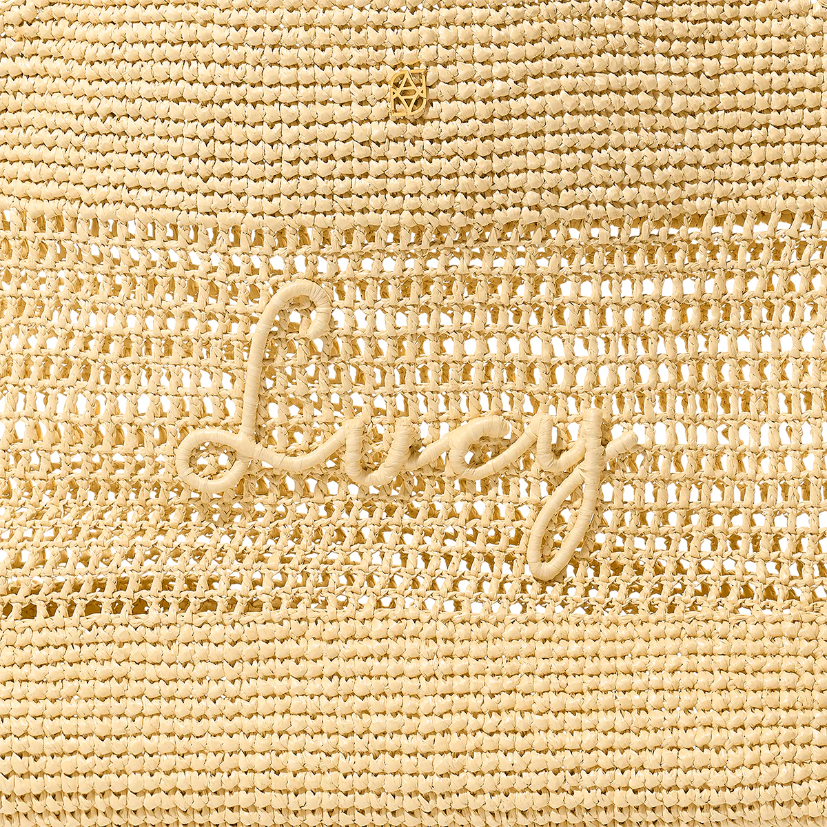 Personalised Raffia Tote Bag (Natural) - Image 7
