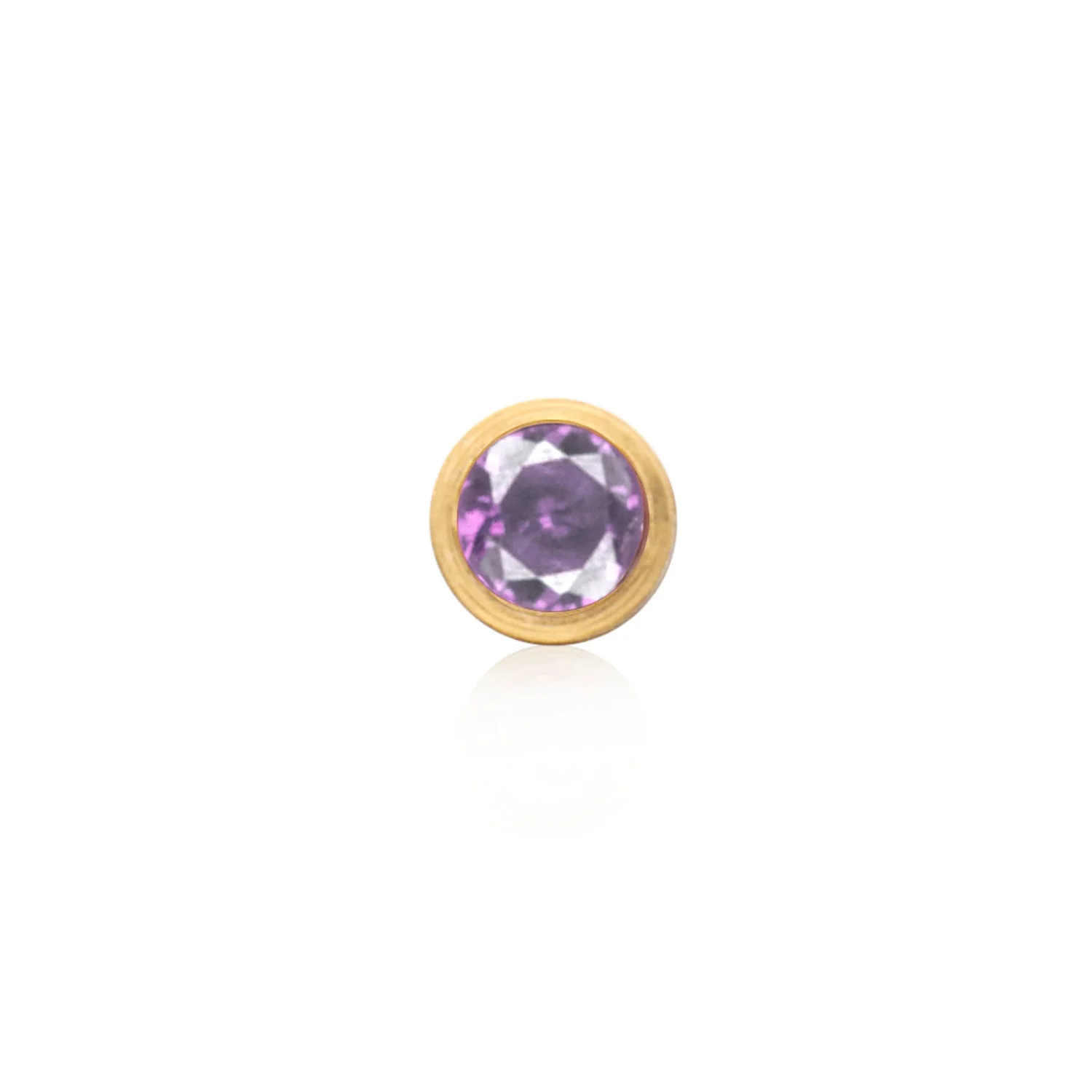 Round Birthstone Pendant (Gold) - Image 3