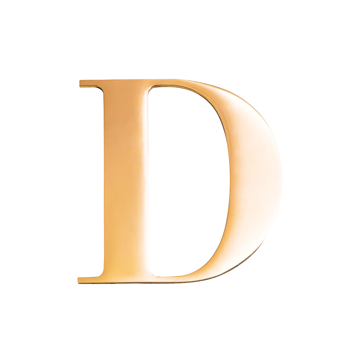 Metal Key Ring Letter (Gold) - Image 4