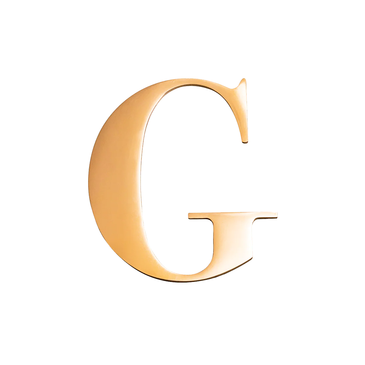Metal Key Ring Letter (Gold) - Image 7