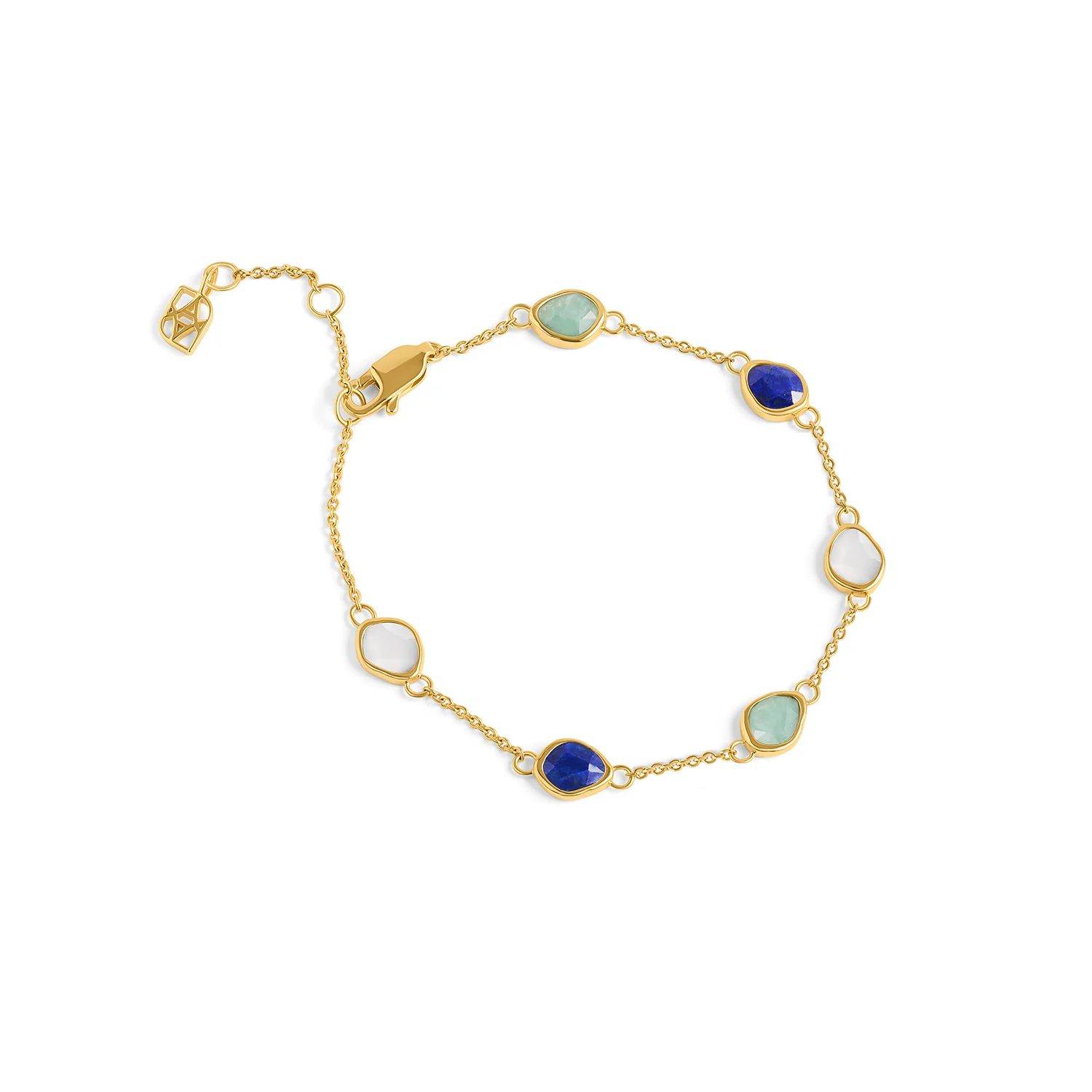 Signature Cut Multi-Gemstone Bracelet (Gold) - Image 3