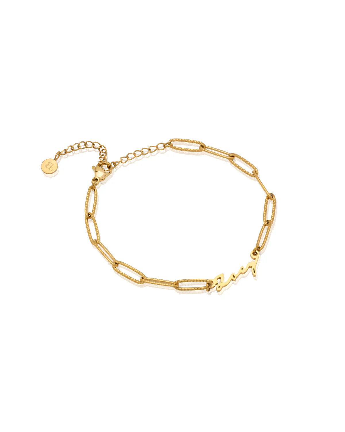 Signature Name Anklet (Gold) - Image 4