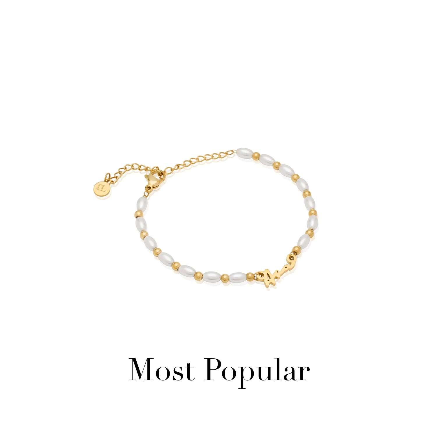 Signature Name Anklet (Gold) - Image 7