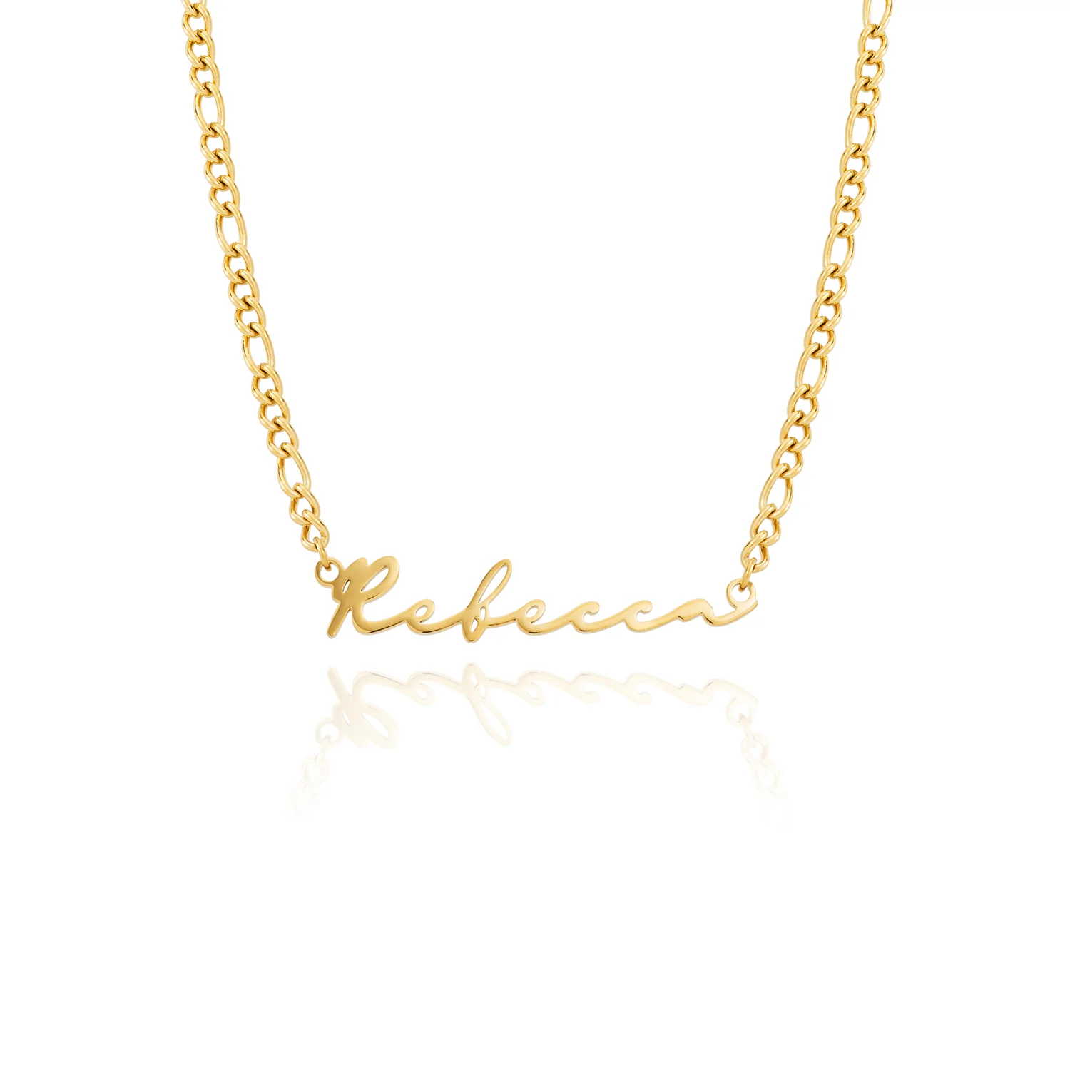Signature Name Necklace - Gold - Image 30