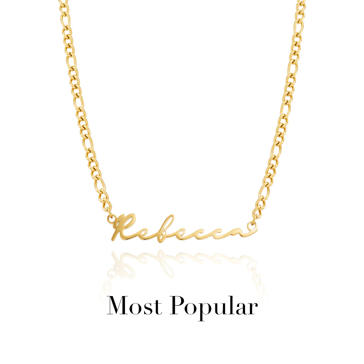 Signature Name Necklace - Gold - Image 31