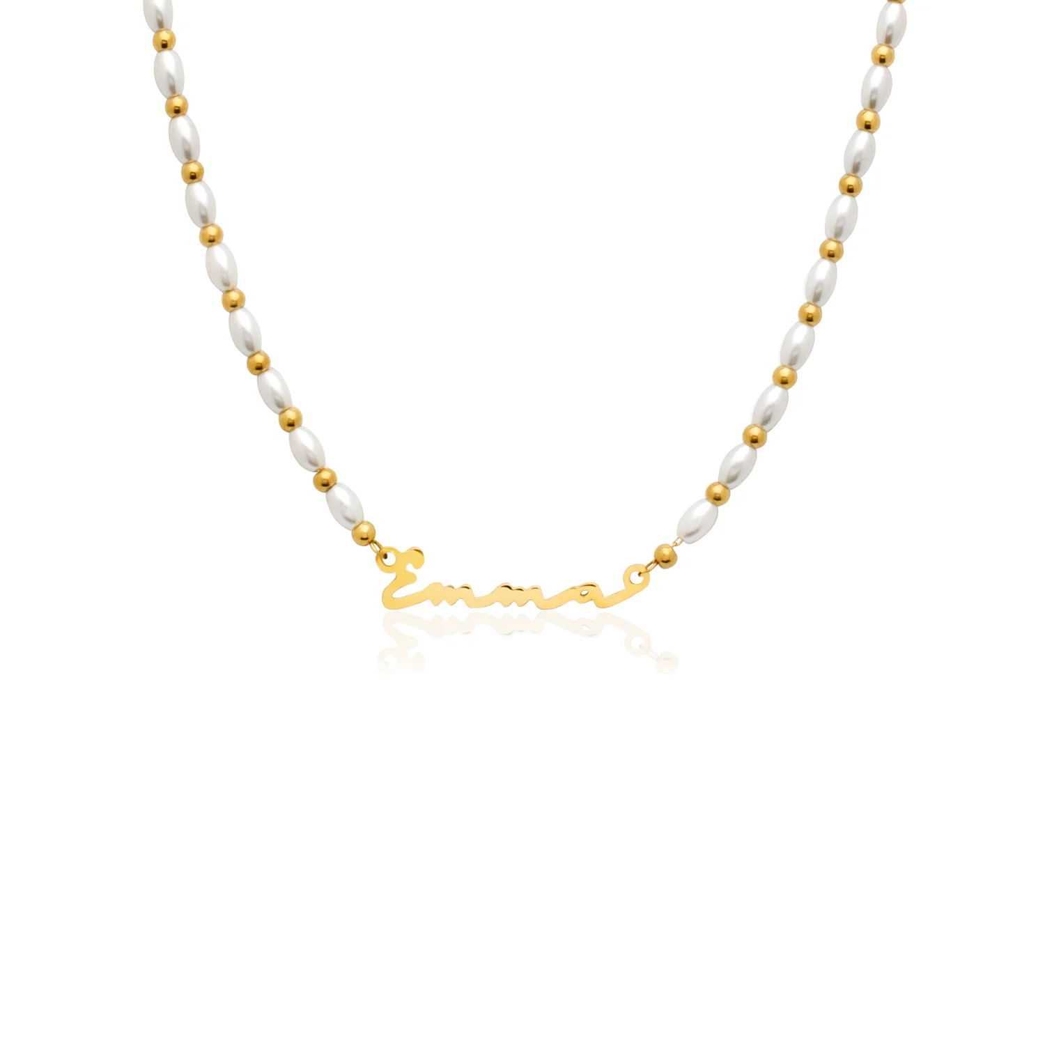 Signature Name Necklace - Gold - Image 37