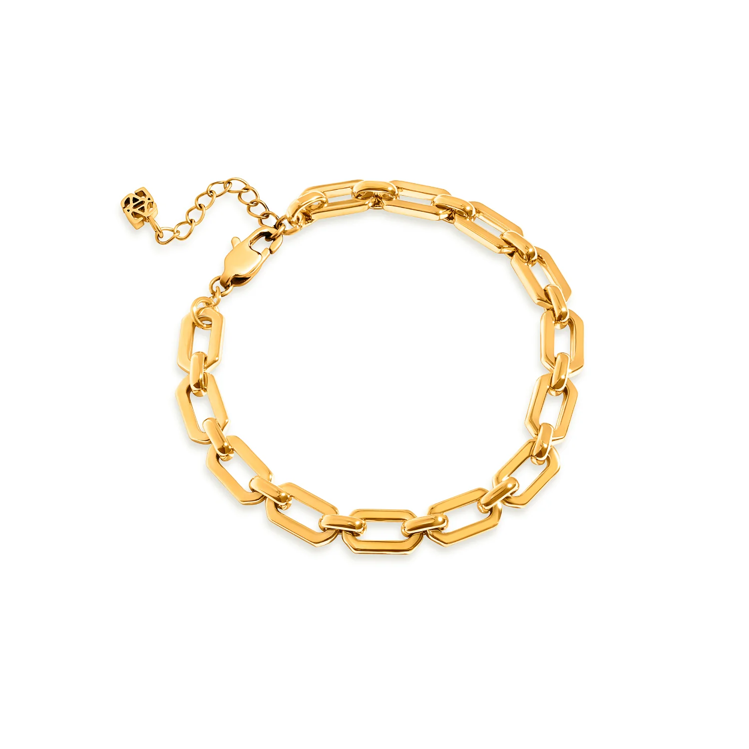 Statement Link Bracelet (Gold) - Image 10