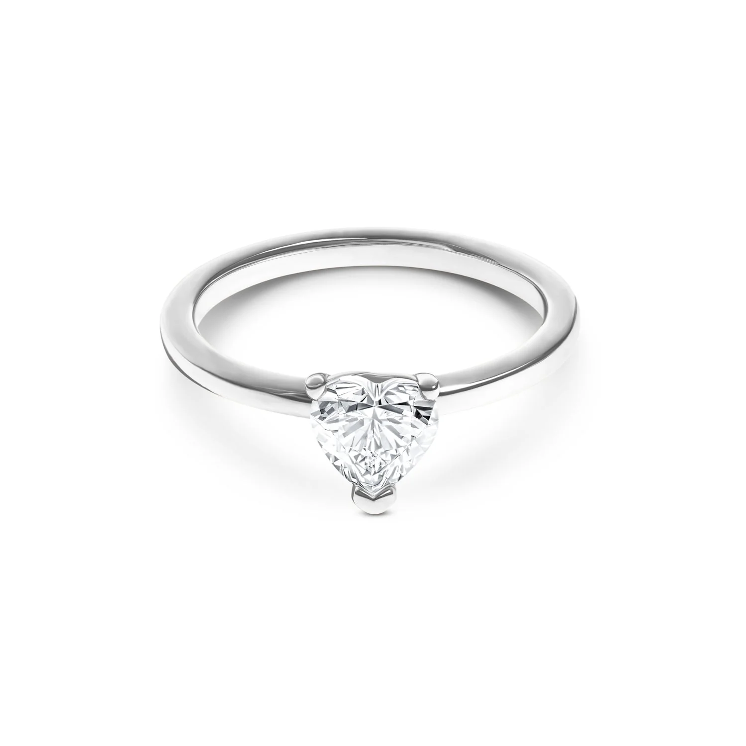 Birthstone Heart Legacy Ring 1ct (Silver) - Image 7
