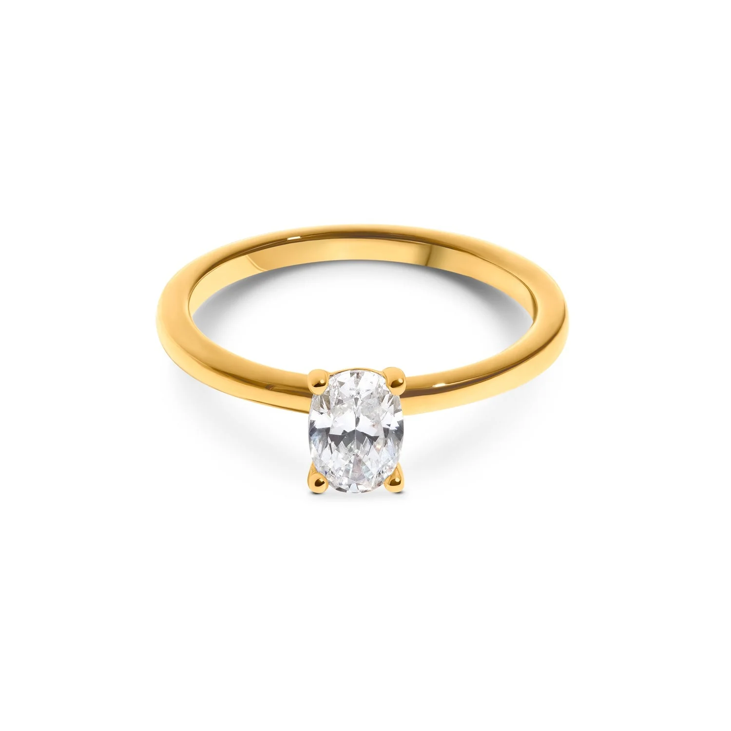 Birthstone Oval Legacy Ring 1ct (Gold) - Image 9