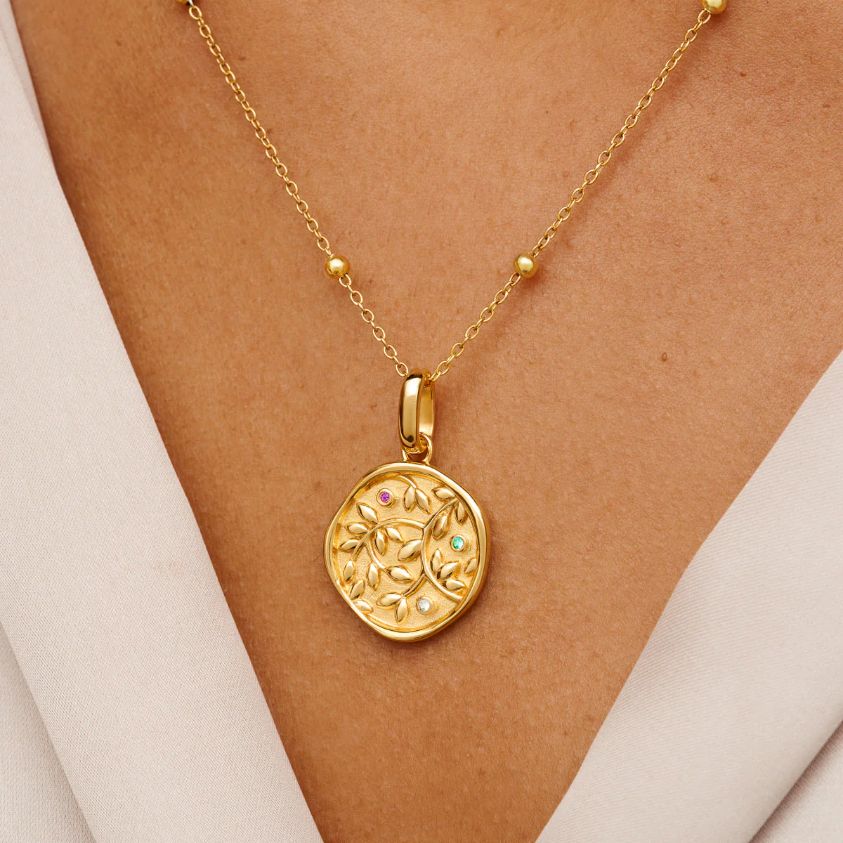 Tree of Life Necklace (Gold) - Image 2