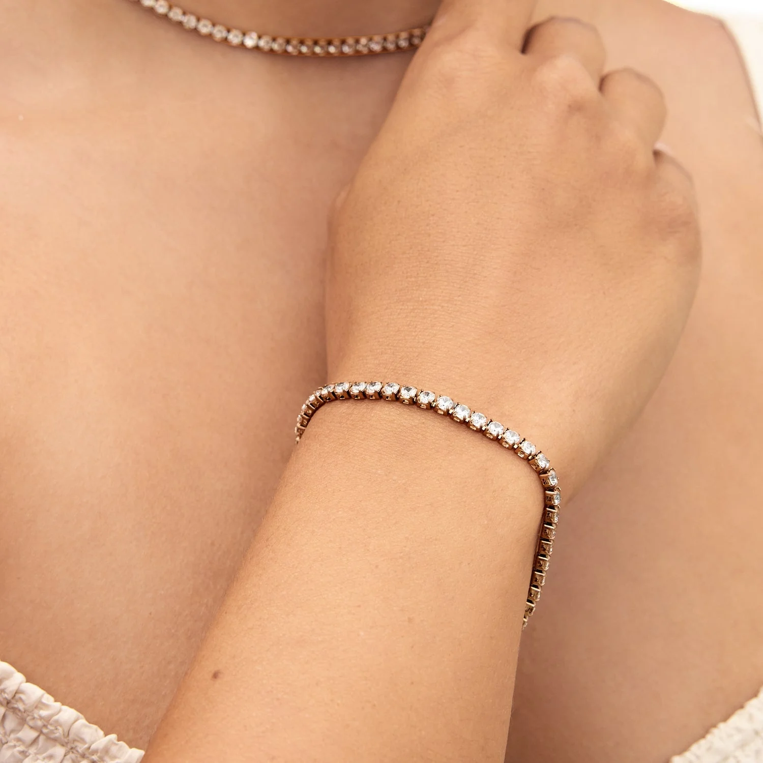 Tennis Bracelet (Rose Gold) - Image 3