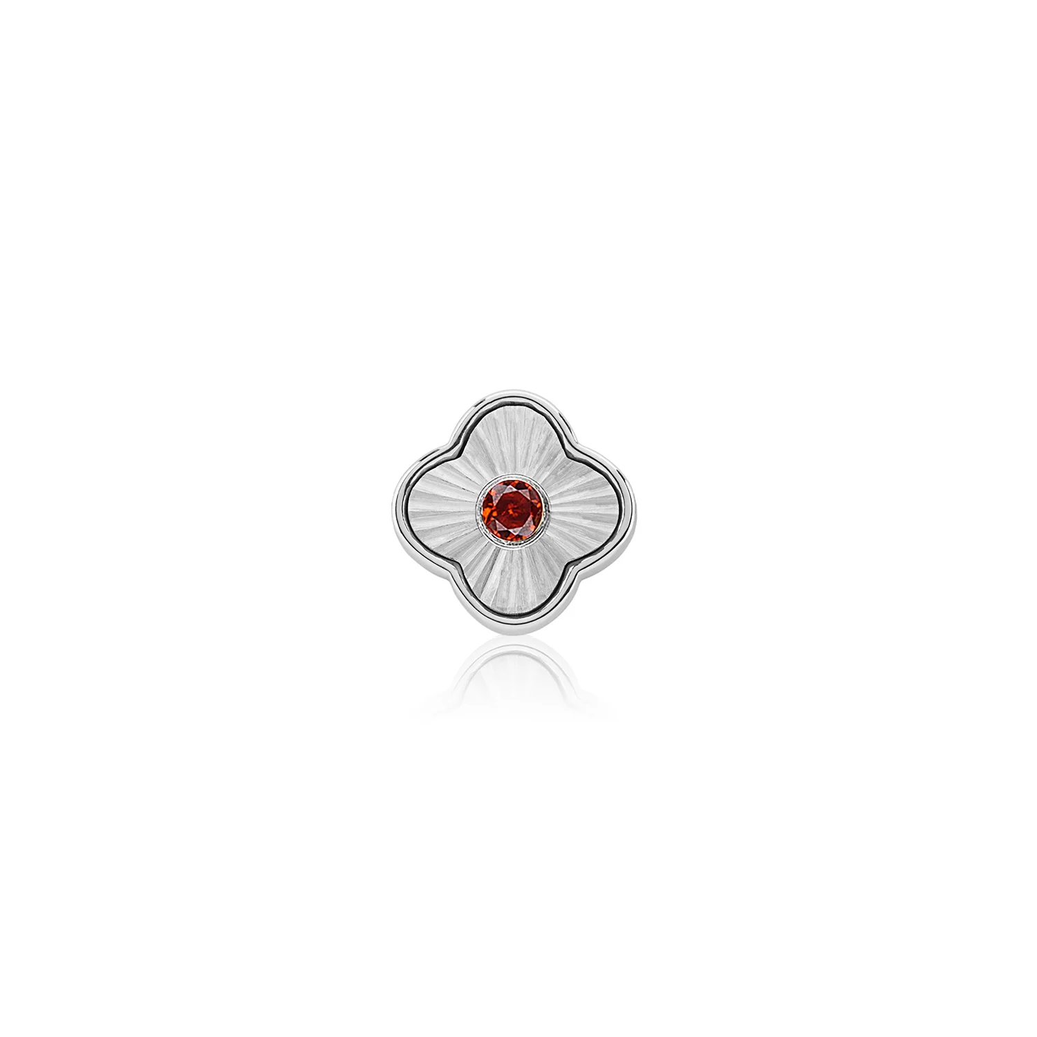 Textured Clover Charms (Silver) - Birthstones - Image 6