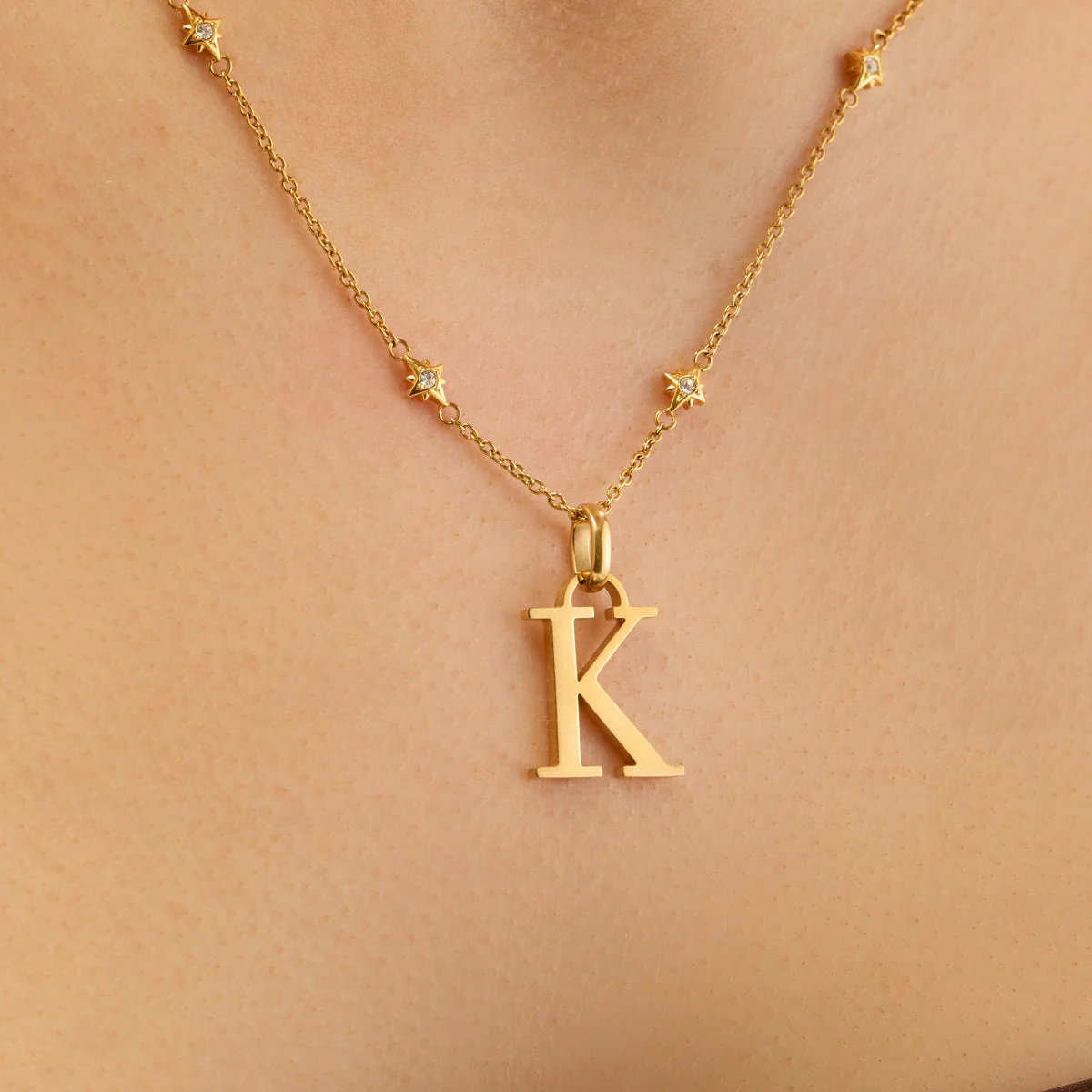 Written in the Stars Initial Necklace (Gold) - Image 2